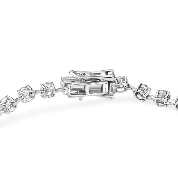 LUXURIANT IGI zertifiziertes VS-EF Labor Diamant 19cm Armband in 375 Wei&szlig;gold - 4 ct. image number 4