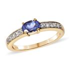 Tansanit und Zirkon-Ring - 0,69 ct. image number 3