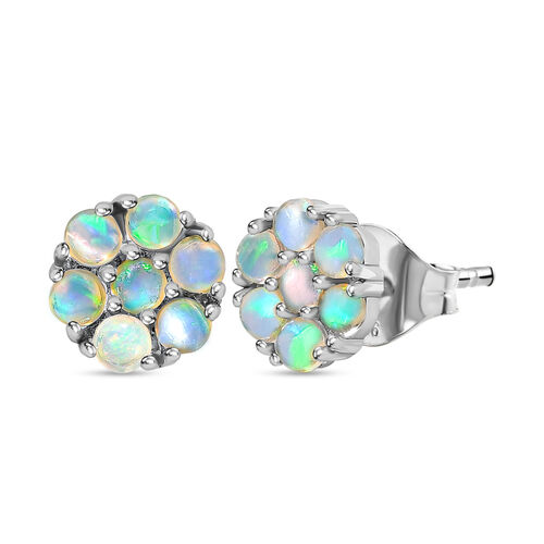 Natürliche, äthiopische Opal-Ohrstecker - 0,73 ct. image number 0