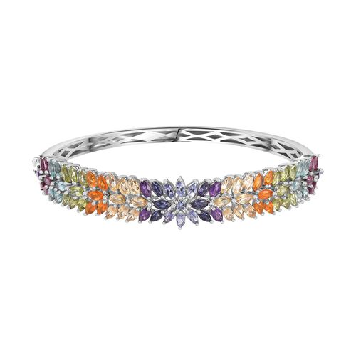 Multi-Edelstein-Armband, 19cm - 11,75 ct. image number 0