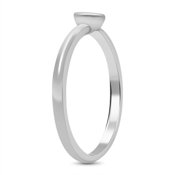 I2 Diamant Solit&auml;r Ring in platiniertem Silber image number 4
