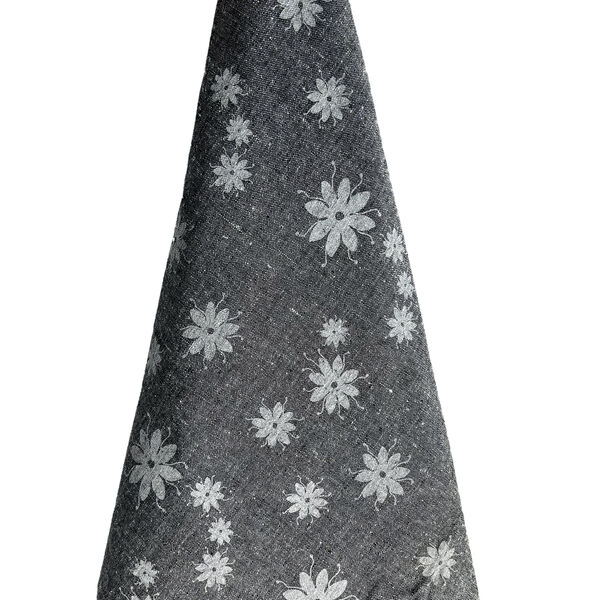 6er-Set, bedruckte K&uuml;chenhandt&uuml;cher aus Baumwolle, Gr&ouml;&szlig;e 70x50 cm, Schwarz und Dunkelgrau image number 2