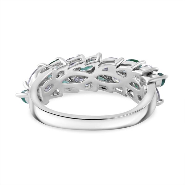 AA Kagem sambischer Smaragd und Moissanit Ring - 1,99 ct. image number 4