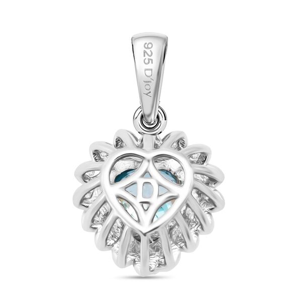 D'Joy AA blauer und weißer Zirkon Anhänger - 1,51 ct. image number 4
