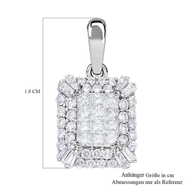 I1 G-H SGL zertifizierter Diamant-Anhänger - 0,50 ct. image number 6