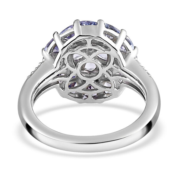 Tansanit und Zirkon Ring - 2,03 ct. image number 6