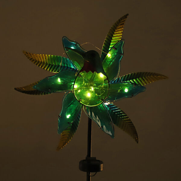 Windrad Kolibri, Größe 25x15x117 cm, Mehrfarbig image number 2