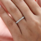 Weißer Diamant-Ring, 925 Silber platiniert  ca. 0,25 ct image number 2