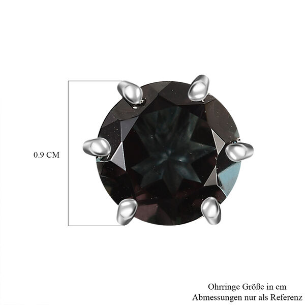 Alexandrit Triplett Quarz Ohrringe - 4,36 ct. image number 5