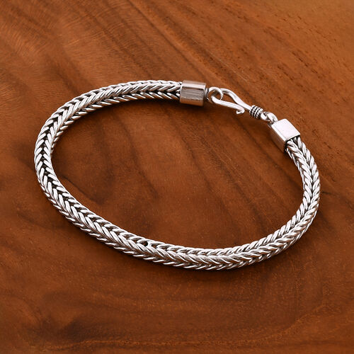 Royal Bali Kollektion - Tulang Naga Armband in 925 Silber image number 1
