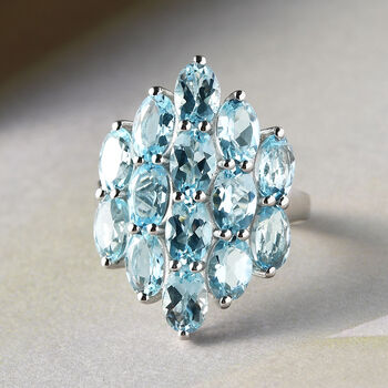 Espirito Santo Aquamarin-Ring, ca. 5,47 ct