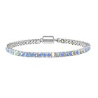 D'Joy AA Natürlicher, äthiopischer Welo Opal Armband ca. 19 cm 925 Silber rhodiniert ca. 6,03 ct.
