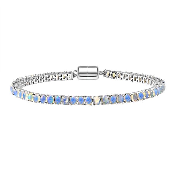 D'Joy AA Natürlicher, äthiopischer Welo Opal Armband ca. 19 cm 925 Silber rhodiniert ca. 6,03 ct. image number 0