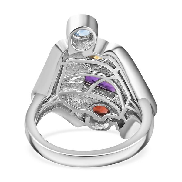 Mehrfarbiger Ring Messing (Größe 17.00) ca. 1.55 ct image number 6