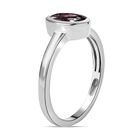 Grauer Spinell Solitär Ring 925 Silber platiniert  ca. 0,87 ct image number 5