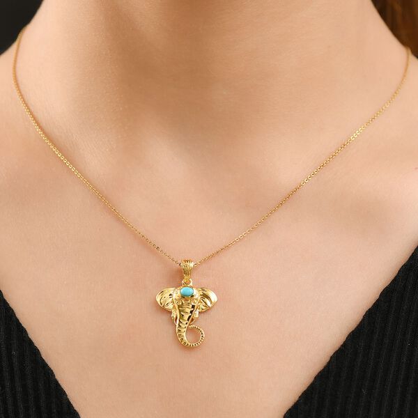 AA Sleeping Beauty Türkis Anhänger - 0,17 ct. image number 3