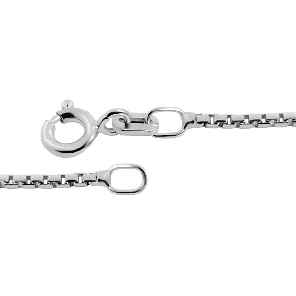 Italienische Veneziener Boxkette 925 Silber, ca. 45 cm ca. 3,77g image number 3