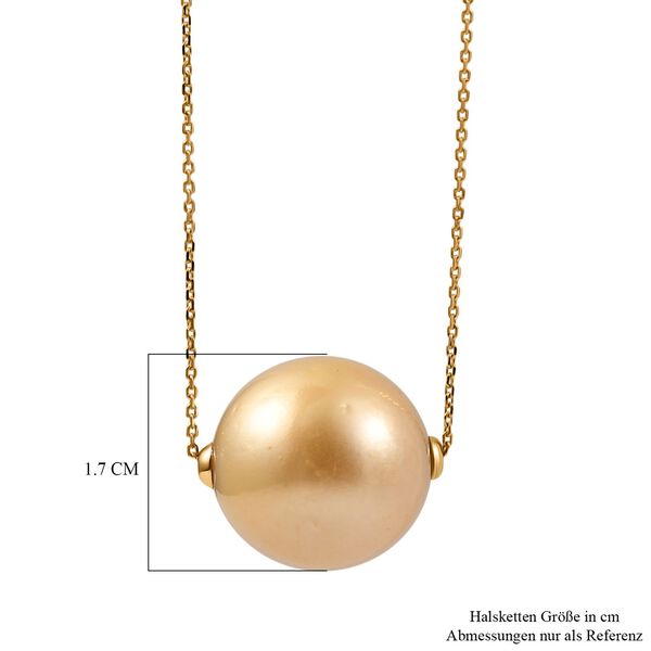 AAA Goldene S&uuml;dseeperle 50cm Halskette in 750 Gold image number 6