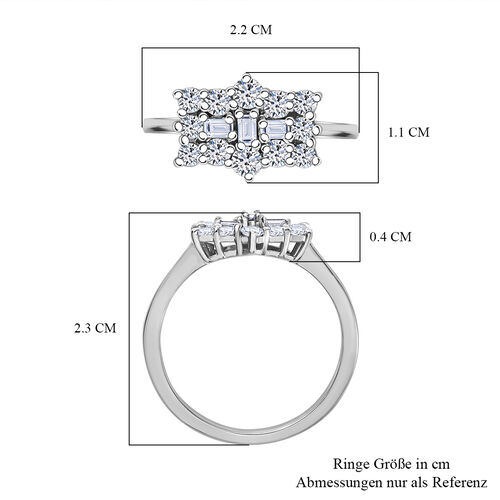 LUXURIANT DIAMOND - Lab Grown Diamant VS-EF SGL zertifiziert Ring 375 Gold (Größe 18.00) ca. 1.00 ct image number 6