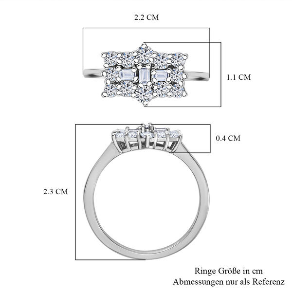 LUXURIANT DIAMOND - Lab Grown Diamant VS-EF SGL zertifiziert Ring 375 Gold (Gr&ouml;&szlig;e 18.00) ca. 1.00 ct image number 6