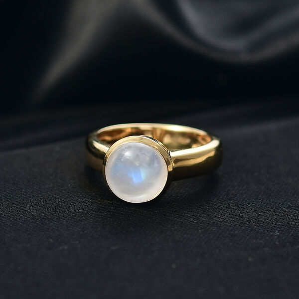 D'Joy AA Regenbogen Mondstein Ring - 3,33 ct. image number 2