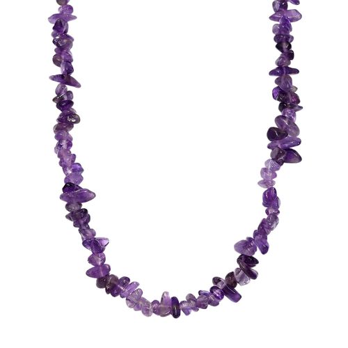AA Afrikanischer Amethyst Kette 70 cm, ca. 150,00 ct. image number 0