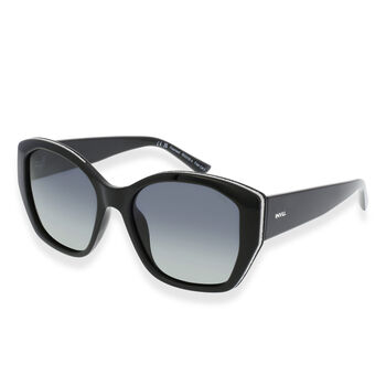 Sole und Luce - Swiss Eyewear - UV400 Schutz Ultra-polarisierte Sonnenbrille, Schwarz/ Silber