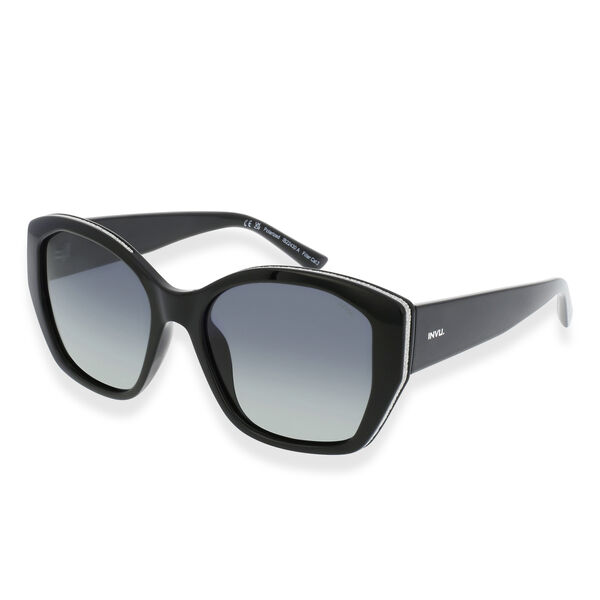 Sole und Luce - Swiss Eyewear - UV400 Schutz Ultra-polarisierte Sonnenbrille, Schwarz/ Silber