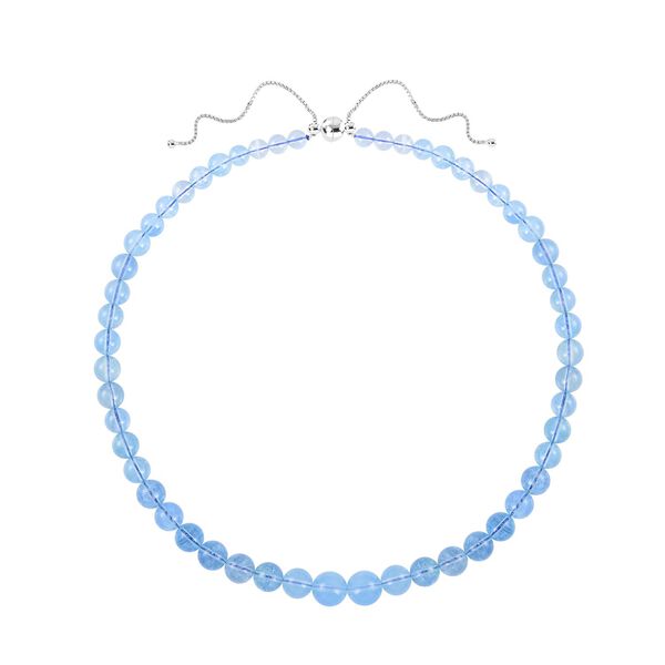 Aquamarin Halskette, ca. 45 cm, ca. 244.00 ct