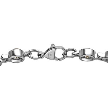 Citrin Armband ca. 19 cm Edelstahl ca. 7,70 ct.