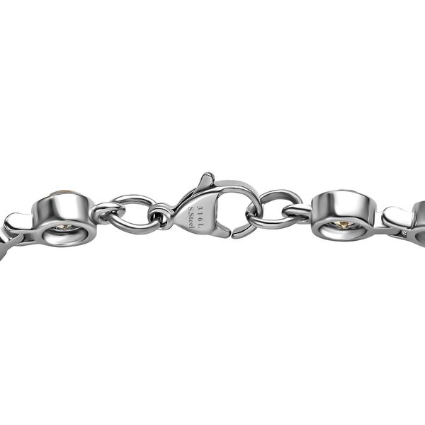 Citrin Armband ca. 19 cm Edelstahl ca. 7,70 ct. image number 4