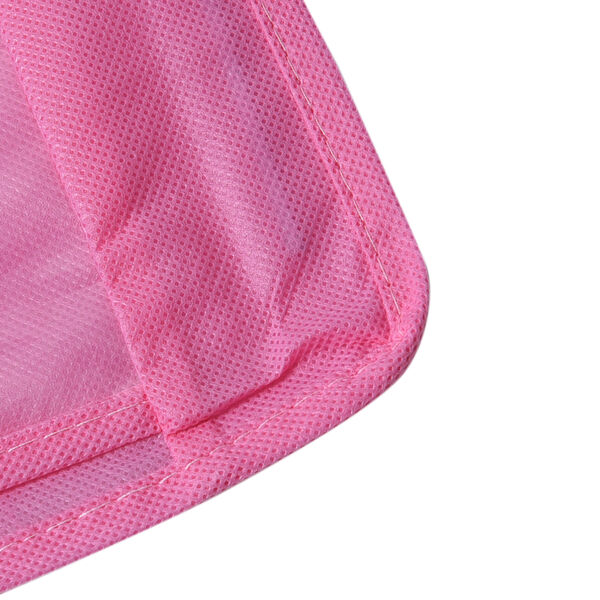 3er-Set hängende Aufbewahrungstasche, Rosa image number 7