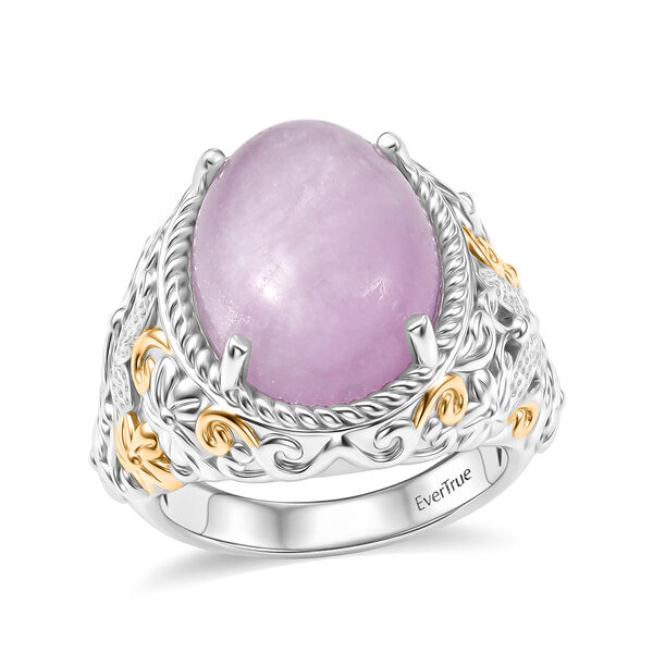 EverTrue Kunzit zweigarbiger Ring - 11,40 ct. image number 3