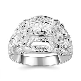 Royal Bali Kollektion - 925 Silber Ring, Drachenkopf