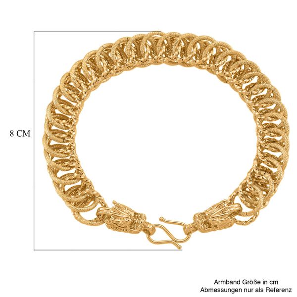 Nickelfreies Messing Armband ca. 21 cm ca. 33,80g image number 5