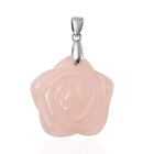 Rosenquarz-Anh&auml;nger, 925 Silber ca. 20,50 ct