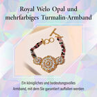 Royal Welo Opal und mehrfarbiges Turmalin-Armband- 24,23 ct. image number 5