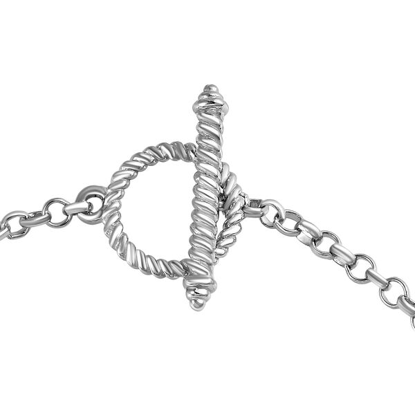 Weißes Büffel-Armband, 19 cm - 16,79 ct. image number 4