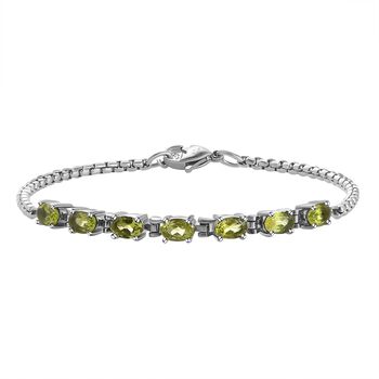 Subtiles Peridot-Armband