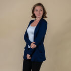 TAMSY - Jersey Cardigan mit offener Vorderseite für Damen, Größe 38, Dunkelblau image number 2