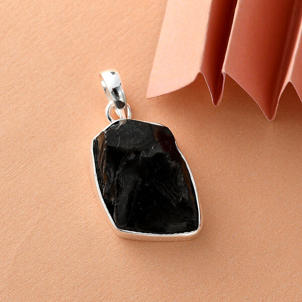 Elite Schungit-Anh&auml;nger, 925 Silber ca.11,28ct image number 2