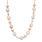 EVER TRUE Süßwasser Perle (9-9.5 mm) Halskette ca. 50 cm Nickelfreies Messing 41.32 ct