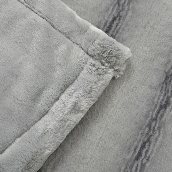 Super Soft Cationic Kuscheldecke, 200x220 cm, Grau image number 8