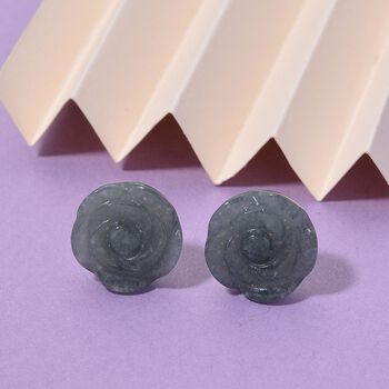 D'Joy nat&uuml;rliche Olmek Jadeit Ohrringe - 20 ct.