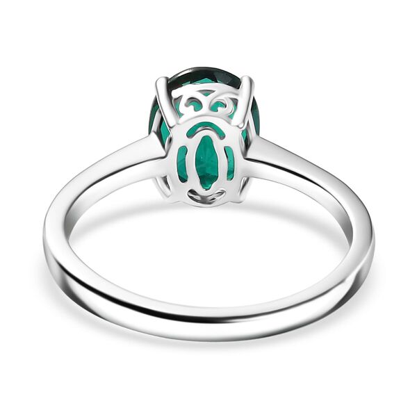 AAA Lab Grown Smaragd Ring 417 Gold (Größe 18.00) ca. 2.50 ct image number 3