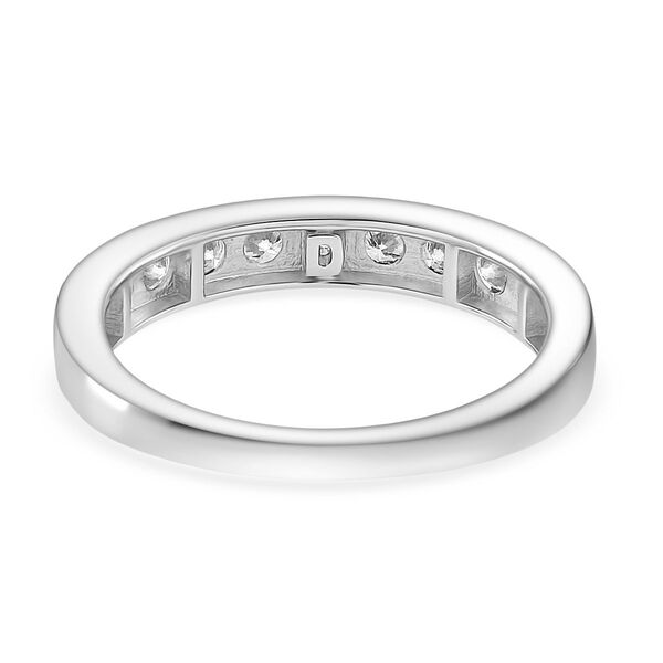 RADIANTA GRA zertifiziert Moissanit (D-VVS) Ring 925 Silber rhodiniert (Größe 18.00) ca. 0.99 ct image number 6