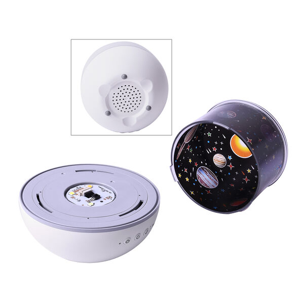 Projektor Lampe, 1200 mAh Batterie inkl., 11x11x15 cm, USB-Kabel 80 cm, Kaninchen image number 5