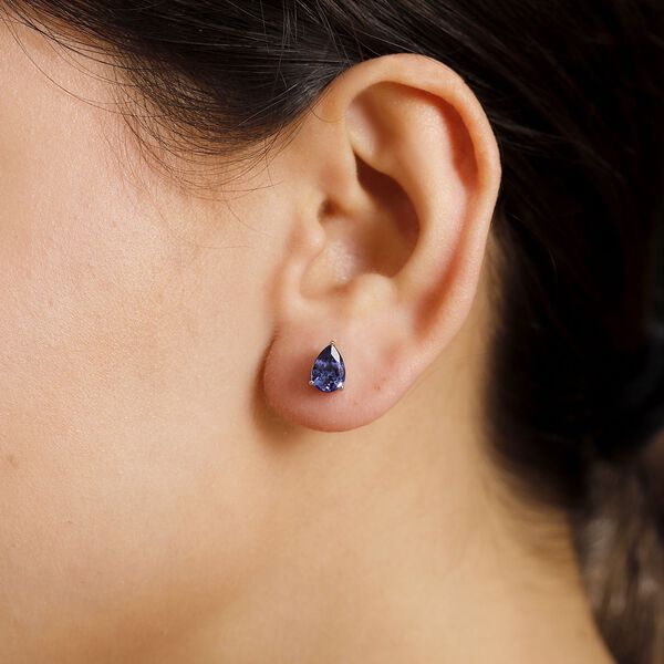 RHAPSODY AAAA Tansanit Ohrringe in 950 Platin - 2,44 ct. image number 3