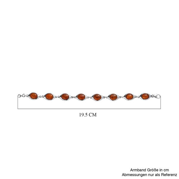 Bernstein Armband ca. 19 cm 925 Silber rhodiniert ca. 8,21 ct. image number 5