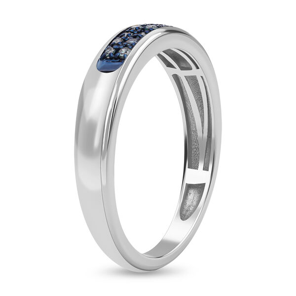 Blauer Diamant-Ring - 0,10 ct. image number 4